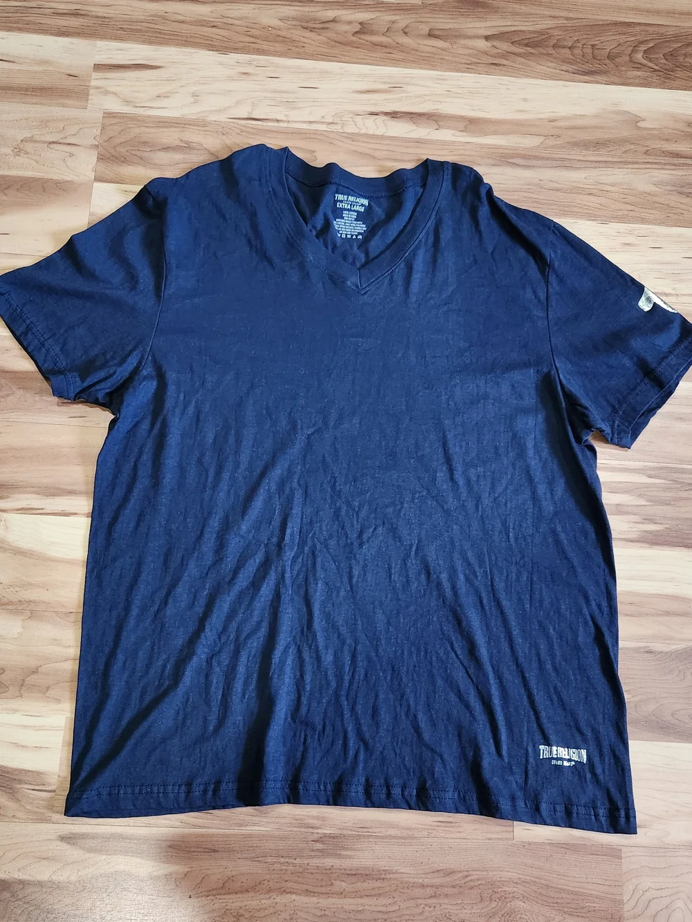 Men's Navy V-Neck T-Shirt